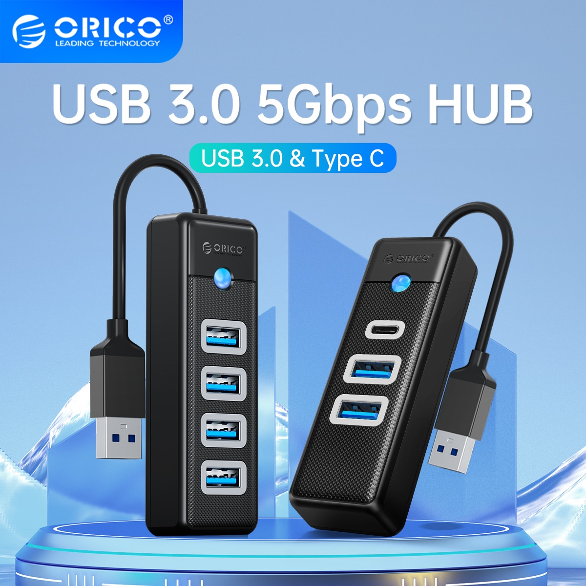 ORICO-Ƽ C Ÿ й, 4 Ʈ, USB 3.0 , 5Gbps..